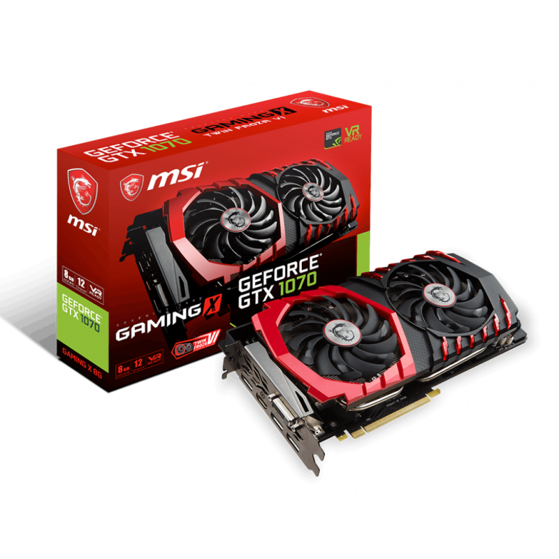 Видеокарта MSI GeForce GTX 1070 GAMING X 8G